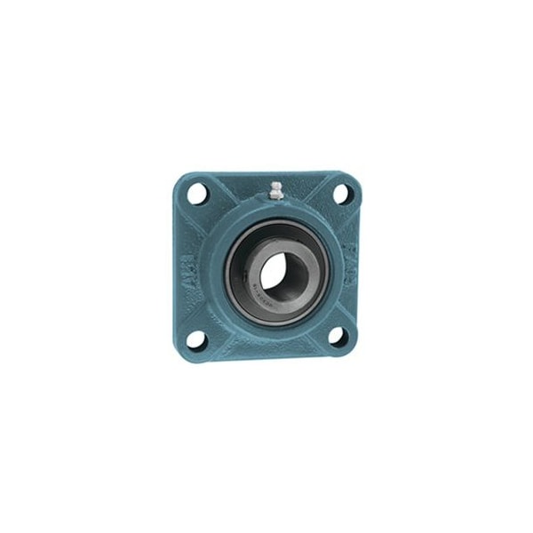 SINGLE ROW BALL BEARING - 80MM MEDIUM SET SCREW 4-BOLT FLANGE